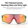 Óculos de sol polarizados de rockbros pochrômicos Pochrômico Eyewear UV400 Bike Goggles Protection Classic Windsoove Glasses240328