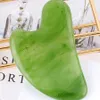 Массагер с массагером из камня Gua Sha массажная доска для лица розовая Quartz Guasha Plate Jade Face Massager Scramer