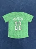 Trapstar Mens Designer T-shirt Trendy Trapstar Jersey Maat Letters Gradiënt Green T-shirt Loose Sports Casual korte mouwen zomer