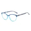 サングラス1PCアンチブルーライトリーディングメガネurltra-light目の保護男性女性花エレガントな快適な眼鏡