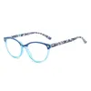 Lunettes de soleil 1pc Lunes de lecture anti-bleue Urltra-Light Protection des yeux hommes femmes Fleurs élégantes Contournées confortables