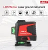 UNI-T Laser Nível 573 575 576 12 linhas 16 linhas 360 Medidor de ferramenta de nível de viga verde profissional com auto-nivelamento receptor