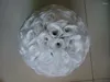 Fleurs décoratives 30 cm 10pcs / lot Boule de rose blanche Fleur de mariage décoraiton