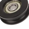 For Slide Door Window U Groove Roller Pulley 626 Bearing Steel Bearing Roller Injection-coated U-shaped Pulley Wheel