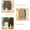 Livros Plástico Livros não há queda de divisores ajustáveis Stand stand tabletop Storage Document Home Office Book Organizer