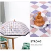 Dinnerware Sets Meal Cover Folding Covers Kitchen Supply Umbrella Portable Protector Tents