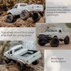 WPL C24-1 Car RC à grande échelle 1 16 2,4G 4WD ROCK CRAWLER ELECTRIC BUGGY TRUCH TRUCH LED Light on-Road 1/16 for Kids Gifts Toys 240329