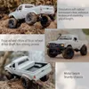 WPL C24-1 Полномасштабный RC CAR 1 16 2.4G 4WD Rock Crawler Electric Buggy Track Truck Truck Led Light на дороге 1/16 для детских подарков Toys 240329