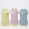 Hondenkleding Arrivieel huisdier Spring Summer Color Bar Patroon T-shirt Vest Kleding van S tot XXL Puppy Dogs kostuumjas