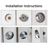 Classic Security Lock Metal Cylinder Cabinet Locker Cam Lock With Keys Security Mailbox Lock Drawer 16mm/20MM/25MM/30MM