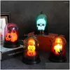 Candle Holders Pumpkin Lantern Water Decor Globe Clear Dome Light For Home Party Style 1 Drop Delivery Garden Dhh05