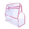 Depolama Çantaları 2024 PVC Su geçirmez Asma Makyaj Çantası Duvar Organizatörü Banyo Duş Aksesuarları Havlu Giysileri