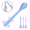 Slanke vibrators dildo vaginale clitoris massager g-spot stimulator urethrale dilator anale plug masturbator sexy speelgoed voor vrouwen man