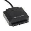 ANPWOO 2.5/3.5インチコンピューターハードドライブデータケーブルSATAからUSB 3.0 Easy Drive Cable with Power Adapterata to USB 3.0アダプターケーブル