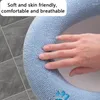 Toiletbrekbedekkingen Winter Winter Warm Dikke Cover Mat Zacht Wasbare Hoofdstool Universeel dekselbidetkussen Kussen Badkameraccessoires