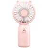 Kleine persoonlijke fan Handheld Mini Fan Summer Portable Fan AA-Battery Operated Pocket Fans (batterijen niet inbegrepen)