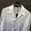 Edycja edycji projektant mody koszulka męska koszulka na guziki nadrukowana koszula Hawaje 2024 Casual Beach Resort koszulka męska sukienka z krótkim rękawem Hawajska T-shirt 252 252