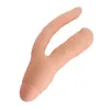 Silicone Full Double Dildo Vibrador Anal Torradores Sexy para Mulheres Vagina+Anal Dupla Penetração Estimulação