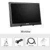 Monitory 10.1 -calowe przenośny monitor Monitor Metal 1920x1200 LCD Wyświetlacz ekranowy dla PC Gamer PS4 Switch Xbox Raspberry Laptop