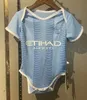 2024 Club Baby Wear Pedri Ronaldo Haaland Mbappe può essere personalizzato, adatto per i bambini da 3 a 18 mesi