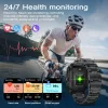 Lige Sport Smart Watch Erkekler İçin 1.96 Ekran Kan Oxygen Bluetooth Çağrı 100+Spor Su Geçirmez Akıllı Smartwatch Man ReloJ hombre