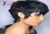 Vancehair Full Machine Wig 150 Density Human Hair Short Pixie Cut Layered Wigs for Women6666860