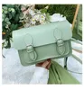 Bag handgefertigtes DIY Crossbody Taschen Frauen Mini PU Leder Schulter Messenger Girl Bolsas Ladies Telefon Geldbeutel Material