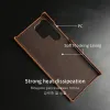 Ostrich Genuine Leather Case for Samsung Galaxy S23 FE S24 Ultra S22Plus S21FE S20 S23 Luxury Cowhide Back Cover Coque Shell