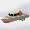 1/30 RC Boat modelo iate peixe voador peixe diy montagem