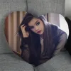 Custom Hailee Steinfeld Heart Shape Pillow Cover Custom Zipper Pillowcase Cover Wedding Home Office Decorative 1pcs custom