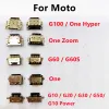 10pcs Novo para Motorola Moto G100 G60 G50 G30 G20 G10 Energia One Zoom Hyper USB Porta de carregamento Dock Socket Pluck Charger Connector