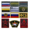Russische vlagpatches Rusland tactische militaire strip soldaat borduurbadges schouder toegewezen haaklus vlaggen ru leger chevron chevron