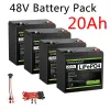12V 24V 36V 48V Batteripaket 20AH LIFEPO4 Batteri Verklig kapacitet för elektrisk cykel Ebike Batteri 48V Elektrisk skoter