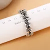 Cluster Ringe Bohemian Retro Sonnenblume Ring Silber gepackt Eröffnungszauber Frauen Dinner Tanzparty Schmuck Muttertag Geschenk