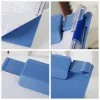 플라스틱 A5 클립 보드 프로필 클립 하드 보드 종이 홀더 학교 교실 사무실 (Sky-Blue)을위한 폴더 작성 폴더