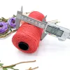 120g/Roll 1.5mm Polyester Rope Polypropylene Cord Macrame Knitting Weaving Plastic Sheet Crochet Thread Gift for Knitter