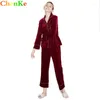 Abbigliamento da casa Chenke 2024 Pigione invernale Donne Polistere Polloses Full Lady Two Piece Piccola Stampa per lettera femmina set da donna