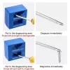 1 datorer Skruvmejselmagnetizer Högkvalitativ magnetisk demagnetizerverktyg Blue Screwdriver Magnetic Pick Up Tool Skruvmejsel