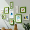 Frames 11 pièces PO Frame Set Mur American salon monté Home Decor Dining Plastic