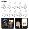 10/20pcs Clear Acrílico Display Stand Stand Titular