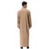 Ubranie etniczne Mężczyźni Saudyjska muzułmańska szata kaftan jubba thobe arab thoub eid Ramadan Turkey Islam Dubai Abaya sukienka tradycyjna Bliski Wschód