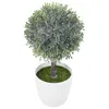 Decorative Flowers Artificial Spherical Potted Plant Christmas Decorations Simulated Bonsai Decorate