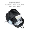 Bel çantaları moda trendi sırt çantası seyahat çantası büyük kapasiteli bilgisayar erkekleri okul çantası lise öğrencisi