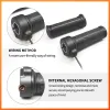 WUXING 192X Full Twist Throttle Electric Bicycle Right Handle Throttle Waterproof/SM Connector for E Bikes or Electric Scooter