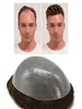 Aohai Full Poly Mens Toupee Vários tamanhos Sistema de cabelo humano macio e macio Todos transparentes reposição de pele Durável Pu da peruca PU FO5708109