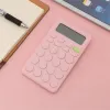 Calculadora de colorido Candy Color de 1/2pcs calculadora de estudantes portátil de 8 dígitos Fácil de usar digital minimalista para escritório colorido