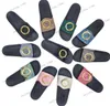 Sandales de créateurs unisexes 2G Italie Slippers Logo Boucle de boucle en caoutchouc Tlides florales Femmes hommes Bottons plat bas