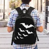 Backpack Bats in the Night Zackpacks for Women Men Halloween College College Halloween Goth Witch Bag Borse Book Bag