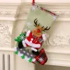 家の装飾用のぬいぐるみクリスマスストッキングのクリスマスストッキングぬいぐるみ暖炉の吊り下げ飾り飾り家族、パーティー、カントリー、ドーノス、デコラティバス