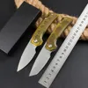 Coltello pieghevole tattico di alta qualità 14c28n lama in pietra PEI manico PEI per cuscinetti da campeggio esterno cuscinetto coltelli pieghevoli